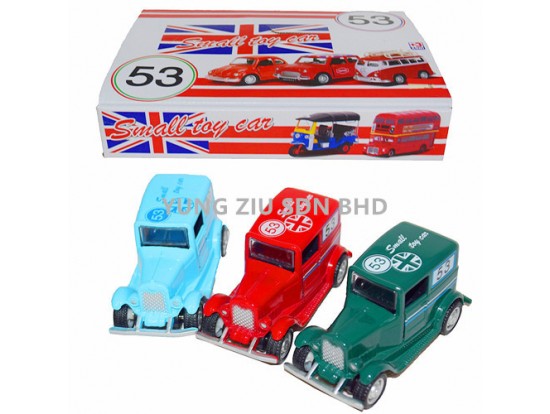 (12P/BOX)5304-12#ALLOY PULL BACK CLASSIC CARS